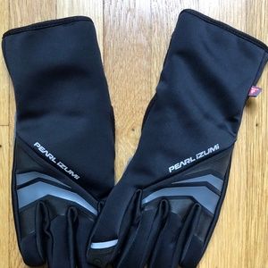 Pearl iZUMi Men's Elite Softshell Gel Gloves, Blac